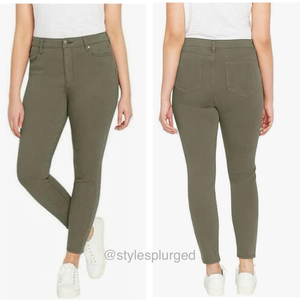 NWT Buffalo David Bitton brand Havana Ankle Pants (parsley green color) size 2